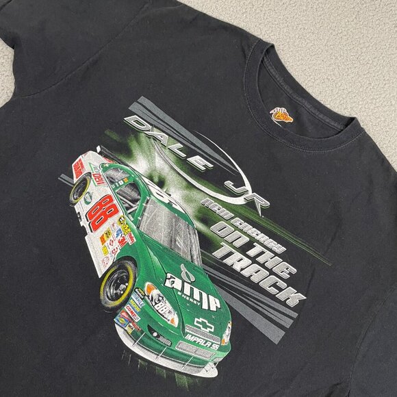 Dale Earnhardt JR #88 Shirt XL Nascar Racing Double Sided AMP Graphic Tee - Picture 1 of 9
